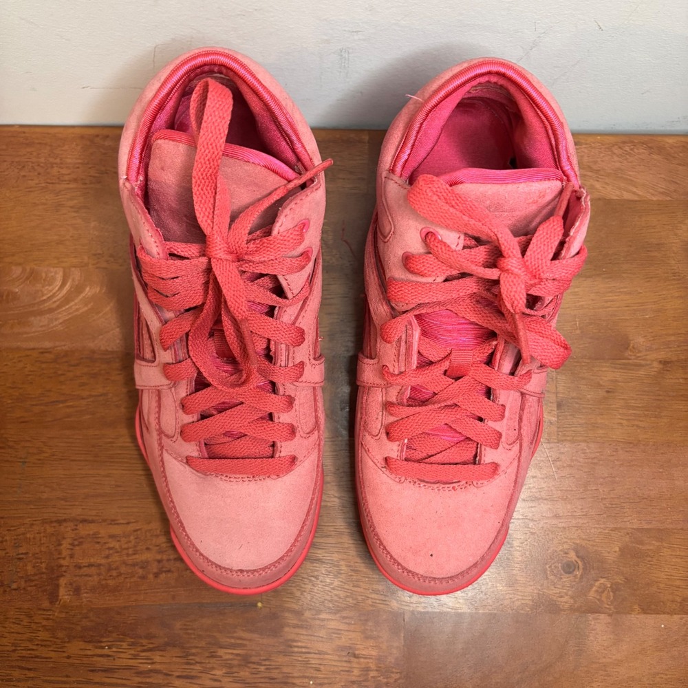 FILA Pink The Cage Basketball Sneakers Women 6